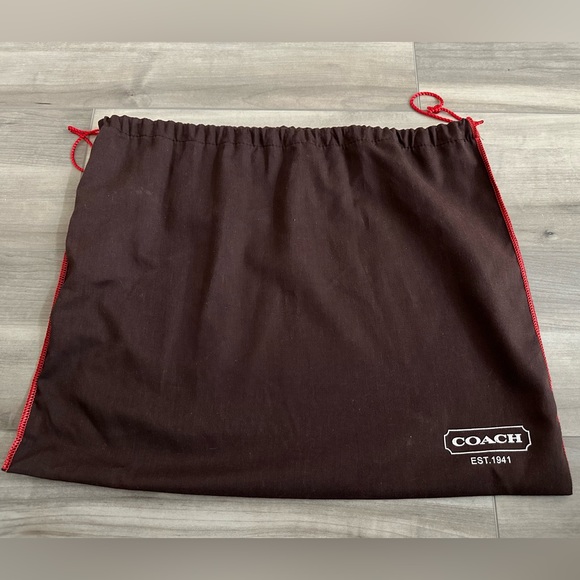 Coach Vintage Signature Logo Canvas/Leather Shoulder Hobo Handbag 👜 - Picture 11 of 12